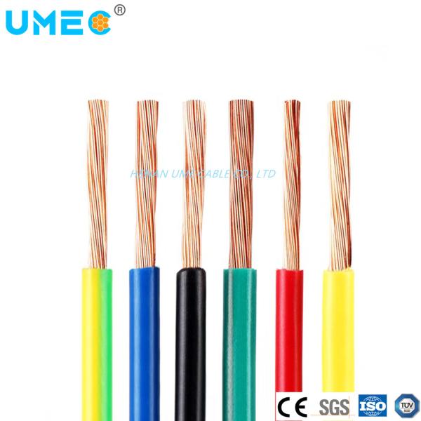 Cabos elétricos de cobre isolados sem oxigênio de núcleo único de cobre desnudo 1.5/2.5/4.0/6.0/10mm