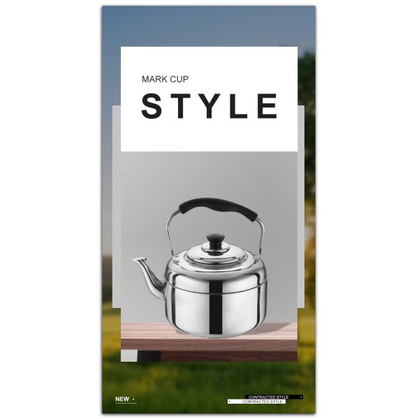 410 Stainless Steel Household Induction Stove with Large Capacity and Black/White Color