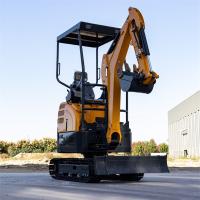 2.2t Largura do carril 230mm Mini Excavadora Hidráulica para Projetos de Construção
