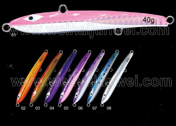 New design best sale 40g 9.5cm lead fishing lure