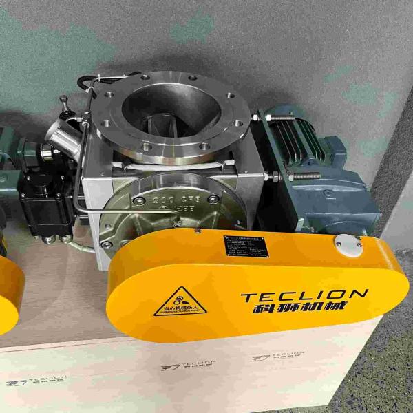 Valve rotative à particules à haute température adaptée aux zones résistantes aux explosions