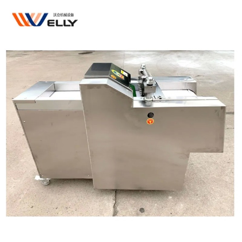 Commercial Automatic Mini Frozen Beef Block Meat Cube Cutting Machine Chicken Cube Cutting Machine Frozen Meat Bone
