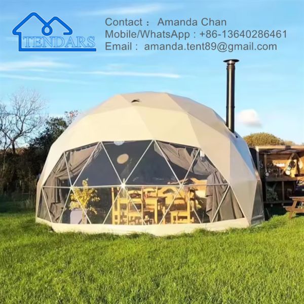 Vacation Modular Prefabricated Commercial Dome Tent Hotel Large Outdoor Transparent Tent For Sale