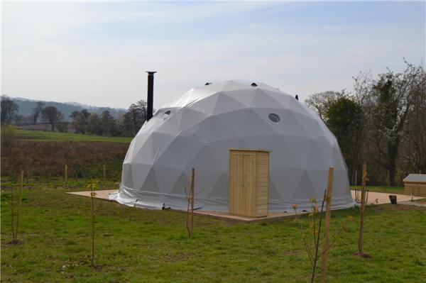 PVC Geodesic Dome Tent Adventure Park , Outdoor Dome Tent Eco Friendly