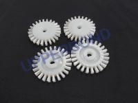 Brosse courte en nylon en plastique blanche pour des machines de fabrication des cigarettes
