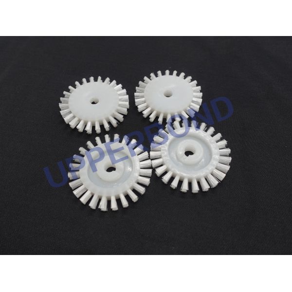 Brosse courte en nylon en plastique blanche pour des machines de fabrication des