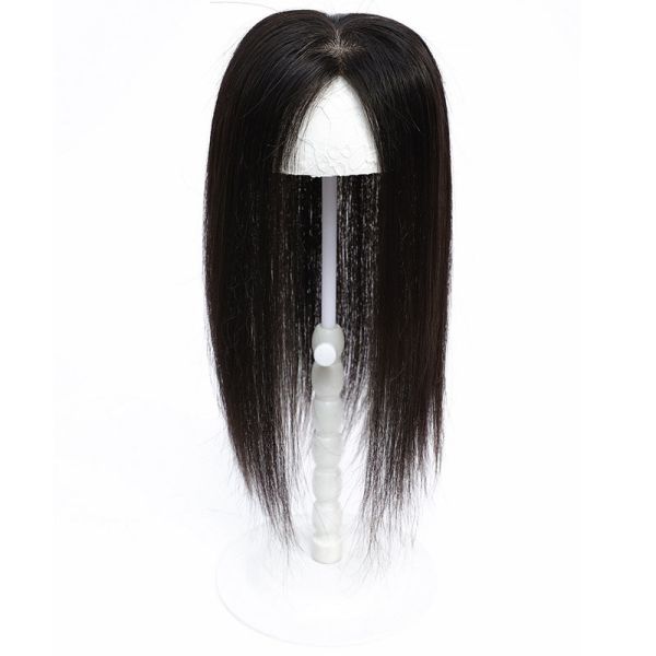 Full Hand Made Long Hair Toupee for Women in Natural Hair Color and Heavy Density