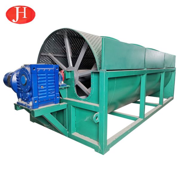 Electric Potato Starch Making Machine Rotary Drum Washer