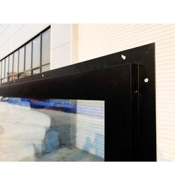 Double Glazed With Hurricane Impact Glass Swing Aluminum Horizontal Hanging Picture Window