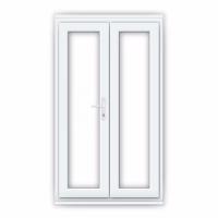 Customized Modern PVC Glass Entry Door Double Glazed Upvc Casement Door