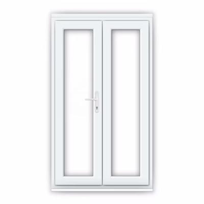 Customized Modern PVC Glass Entry Door Double Glazed Upvc Casement Door