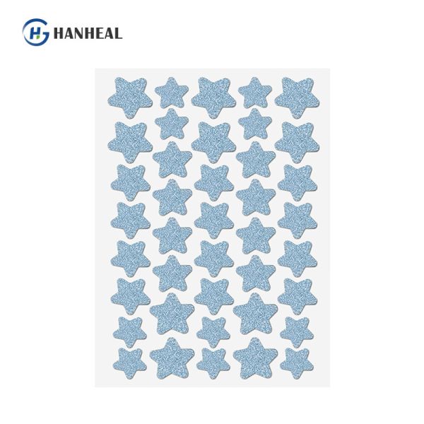 Customized Color Hydrocolloid Acne Pimple Patch Star Shape For All Skin Types