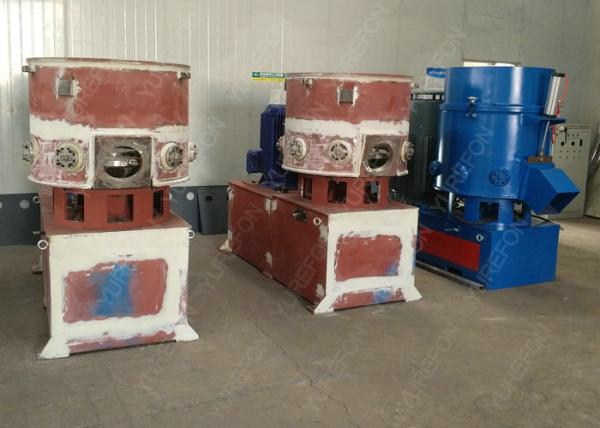 304 Stainless Steel Plastic Film Agglomerator , High Output PVC Granules Making Machine