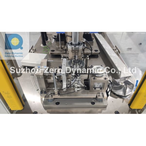 Two Station Vertical Power Tool Impeller Drilling Balancing Machine