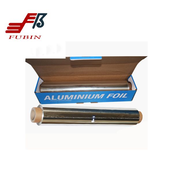 300M Aluminium Foil Paper Roll Heat Resistance For Food Packaging FDA Certificate
