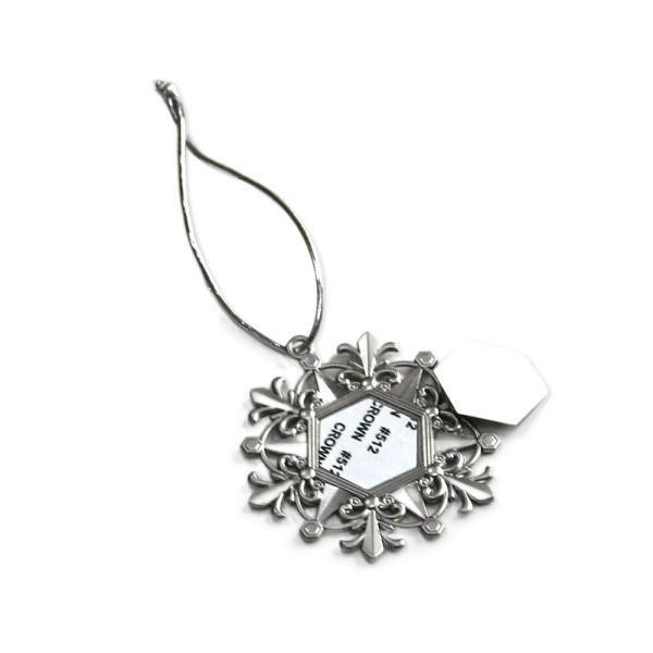 Personalized Sublimation Aluminium Hanging Christmas Decorations Metal Sublimation Christmas Ornament Blanks