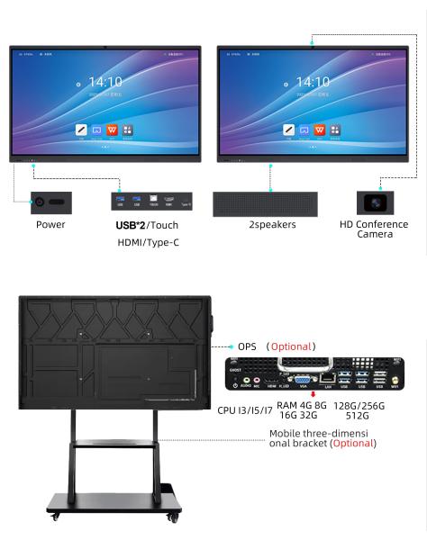Smart Led Tv Full Hd 55inch 65inch SKD / CKD TV Accessories Television