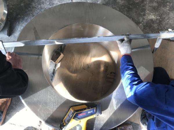 ASME SA182 / ASME SA105 Nozzle Steel Flanges For Boiler / Chemical Tank