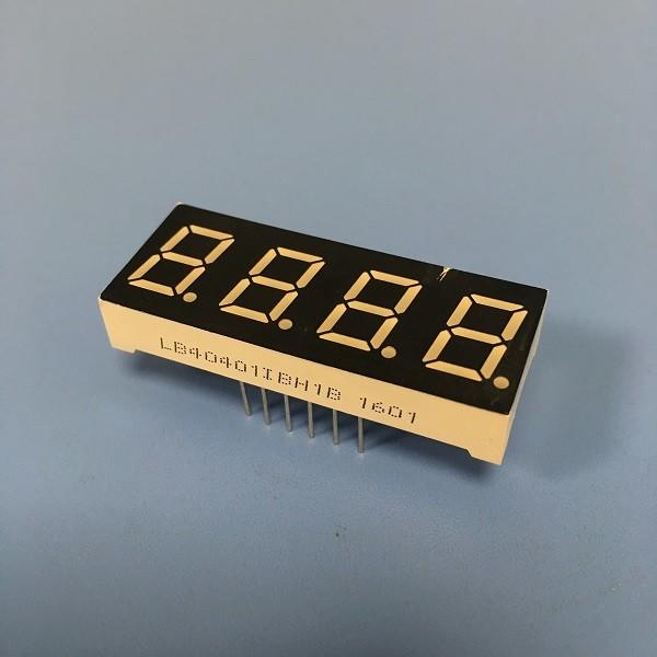 Instrument Panel 0.4 Inch 4 Digit 7 Segment Led Display Ultra Bright Blue Emitting Color