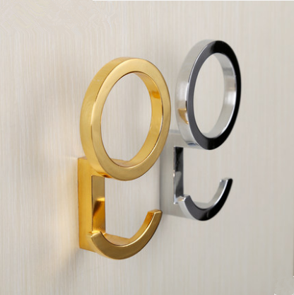 Article Gold Coat Cloth Hanging Hooks Chrome Bag Holder For Livingroom Decoration Hardwares