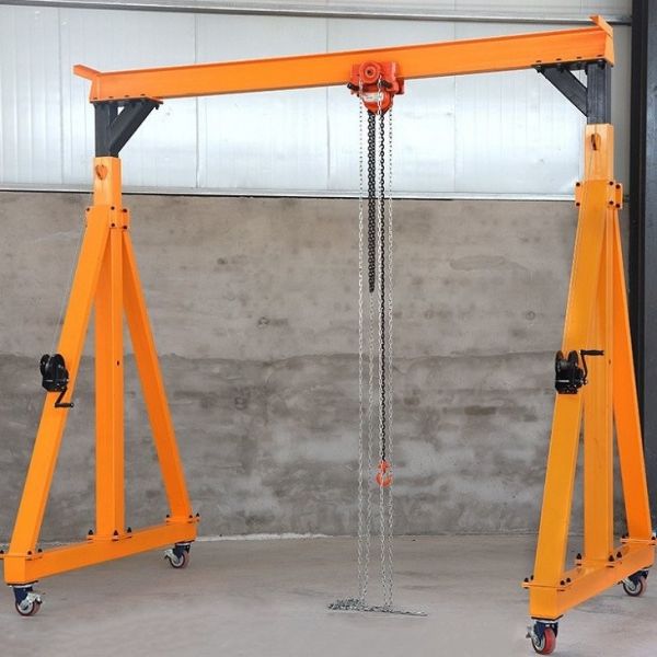 Light Duty 4 Wheels Gantry Crane Movable Aluminum Good Design