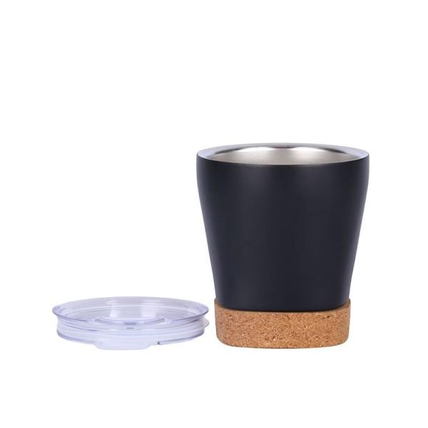Table Protect 8 Oz Tumbler isolé à double paroi en acier inoxydable Tumbler bouchon de fond de tasse de café personnalisée avec couvercle de remplissage pratique et facile à nettoyer