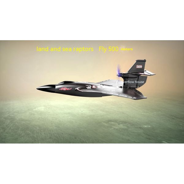 Raptor H650 Epp Foam 6ch Rtf Led Lights Sea Land Air Electric Radio Control Rc Jet Fighter Brushless Aviation Toy Perfect