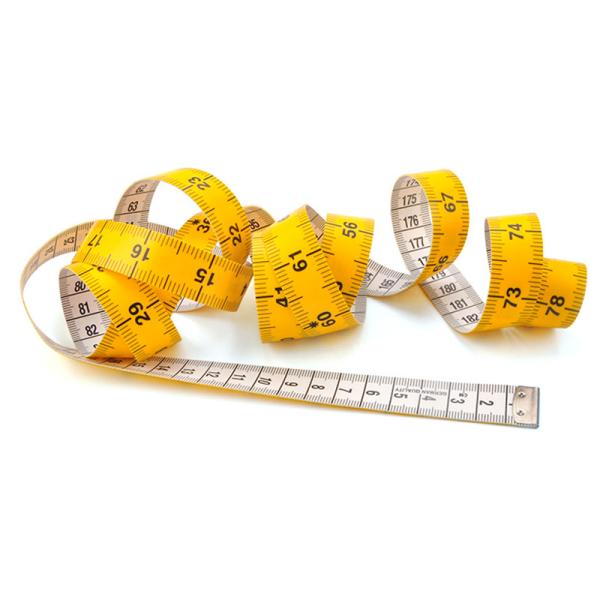 Wintape 80 pouces et 200 cm Tape de mesure en tissu polyfibre douce pour le tissage de tissu et la perte de poids Mesure du corps médical