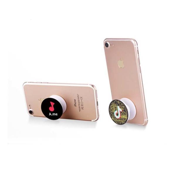 Customized Plastic Sublimation Pop Socket Blanks For Sublimation Heat Transfer Photos Printing