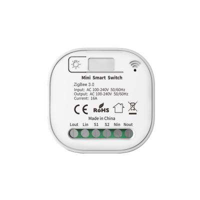 Interrupteur de lampe intelligent de mur de minuterie de Tuya de l'interrupteur de lampe 16A de Zigbee d'automation de Smart Home de module à distance de briseur