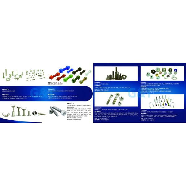 Acero al carbono Inconel 718 F468 Xylan 1070 A193 B8Stud Bolt UNS S32750 Acero inoxidable dúplex 2507 para la industria del petróleo y el gas