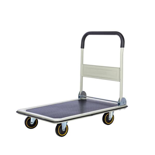 Luxury Foldable Platform Hand Truck Trolley /dolly/cart/handcart 300kg capacity Included Comfortable Grip Mute wheel