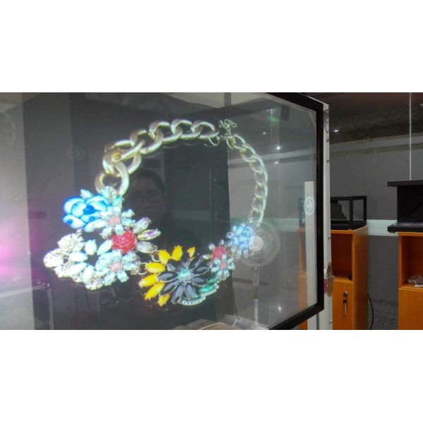 Слоение ткани винила фильма задней проекции прозрачного касания голографическое