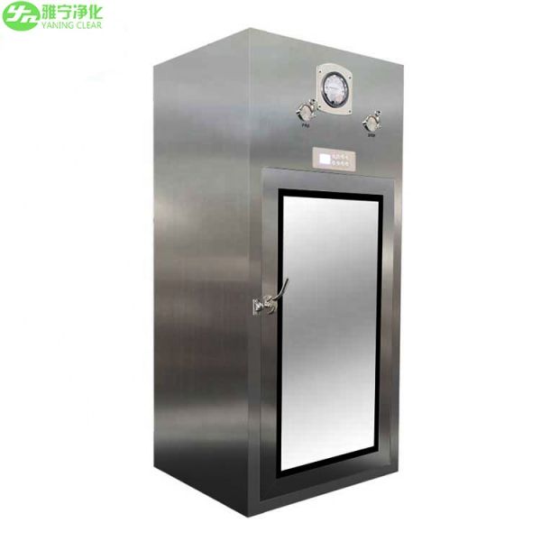 Stainless Steel SUS304/201 Cleanroom Pass Box with Electrical Interlock and Customizable Dimensions