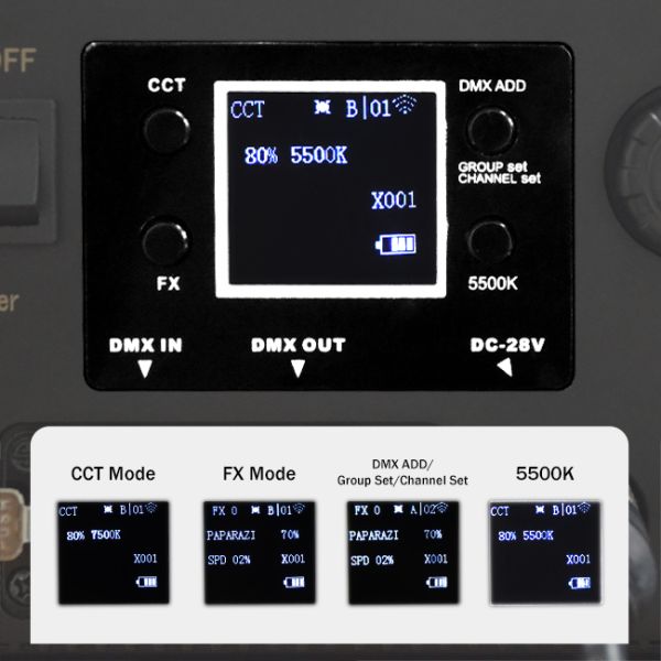 120w Flat Panel Video Light LED Wireless Dmx Studio Accessories 2700-7500k Suitable for Studio Shooting Video Fill Light