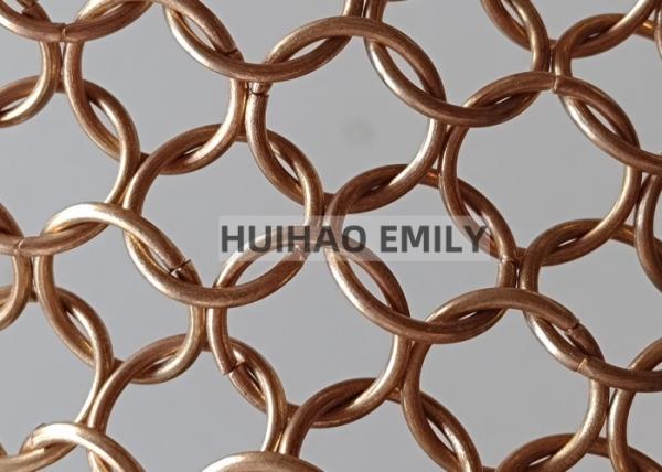 Stainless Steel Architectural Metal Mesh Drapery for Room Dividers