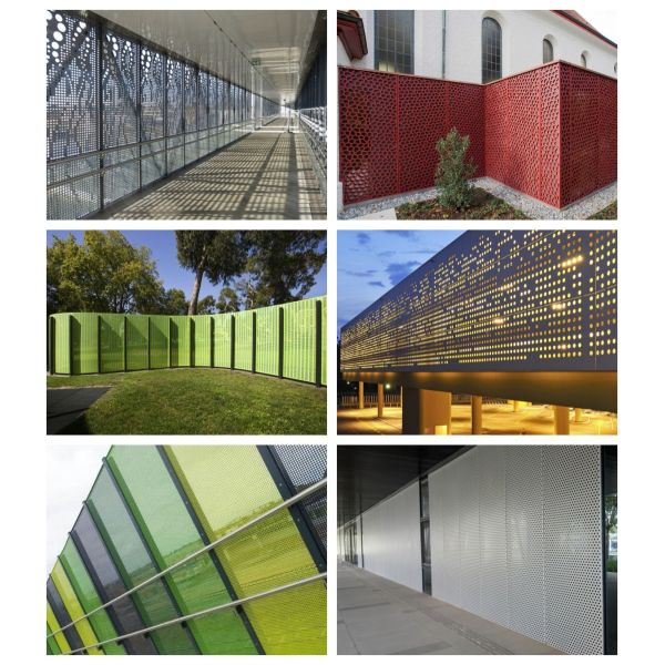 Laser Cut Aluminum Perforated Stainless Steel Sheet For Villa Garden Decorative