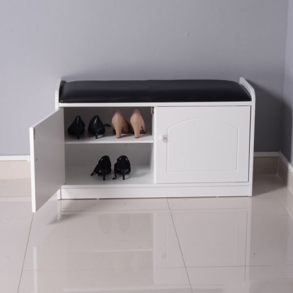 Living Room 90cm width Retro Sponge Pad Entryway Shoe Bench