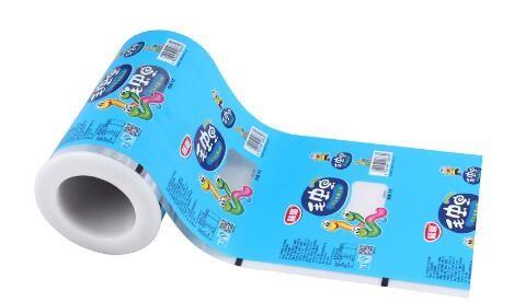 Printing Plastic Food Wrapping Cookie Roll Film Stock OEM plastic roll film