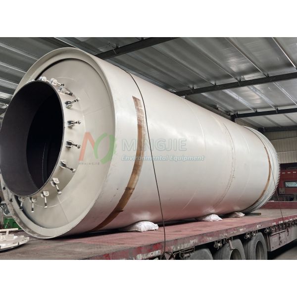 12 kW Mobile Skid Mounted Small Scale Pyrolysis Equipment for Environmental Solutions