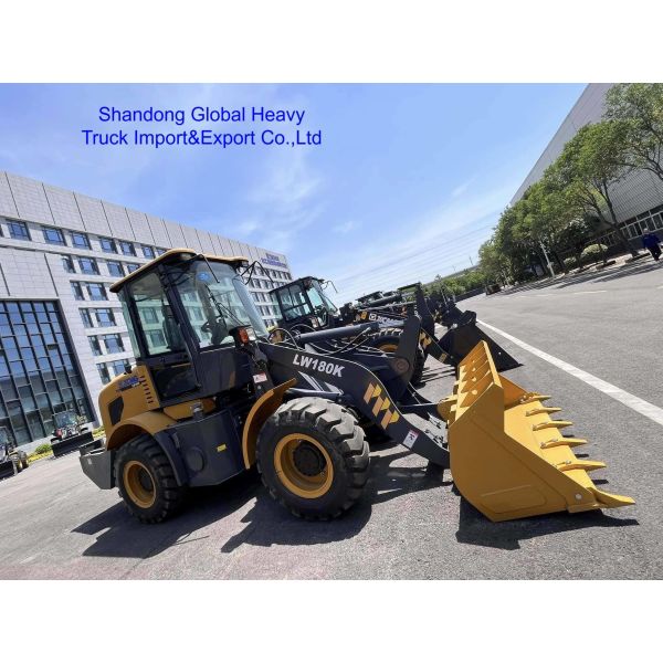 Cargador de ruedas XCMG LW180K de 1,8 toneladas para construcción de carreteras y minería