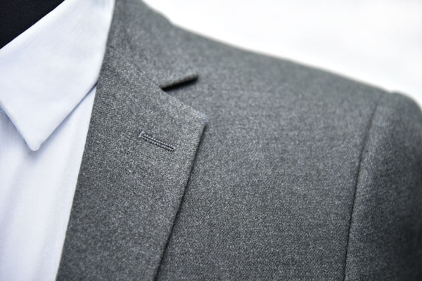 Custom Fashion Mens 3 Pieces Suit , Business Slim Fit Suit Dark Grey Wedding