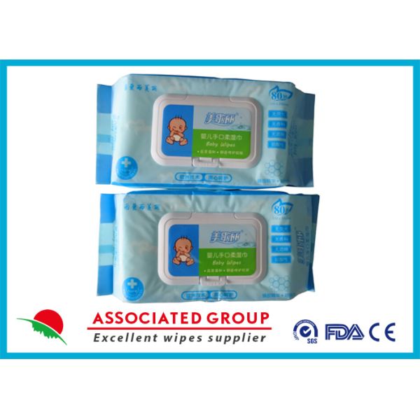 Ткань Flowpack младенца Вера прополиса влажная с крышкой 80PCS/сумкой отсутствие алкоголя