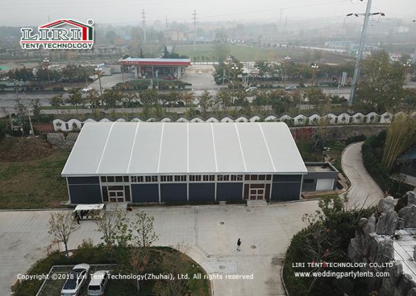 Wind Resistant Tennis Court Tent Simi Permanent Long Life Span Building