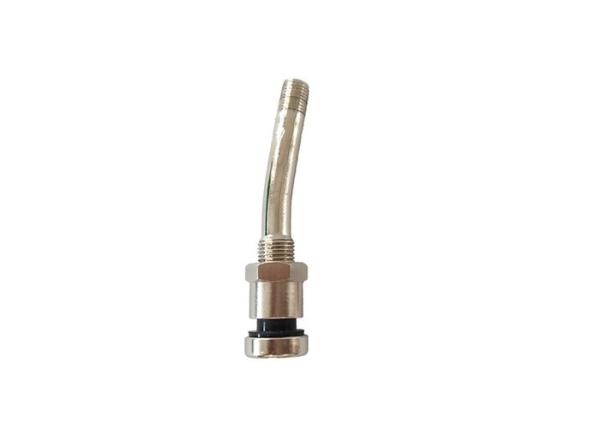 Bend 7° Truck Valve Stem Made With Brass And Rubber Grommet Seal 70MS - 7