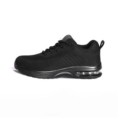 Shock Absorption Fly Knit Work Shoes with Kevlar Midsole and EVA Insole Safety Footwear