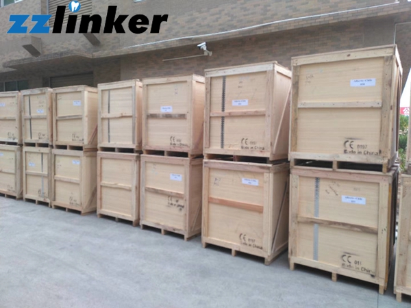 LK-A11 Double Arm 440mm Glass Spittoon Dental Chair Unit