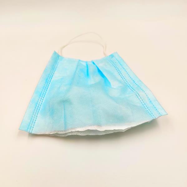3 Ply Disposable Face Mask Non Woven Fabric For Medical Food And Beauty Industry