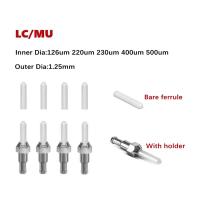 200um 300um 400um 600um FC Zirconia Ferrule Cerâmica Dispositivos de fibra óptica para personalização de conectores