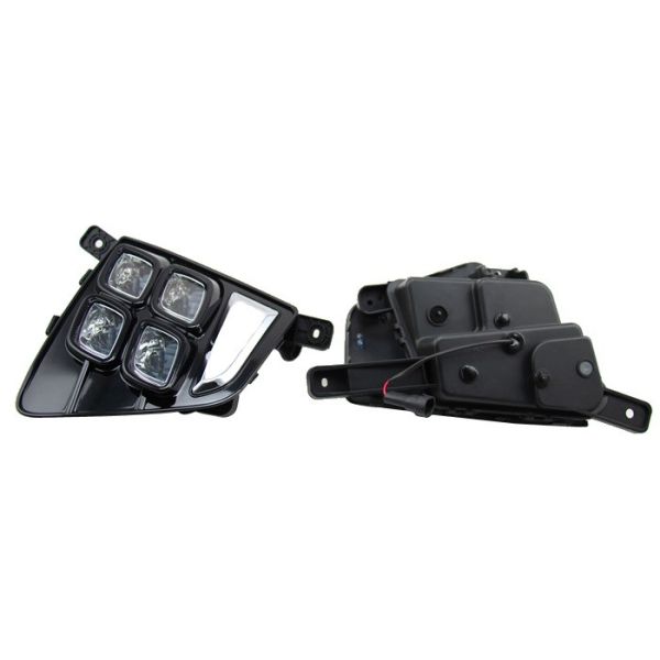 New Design Fog Lamps Daytime Running Lights for Hyundai 2014 2015 IX25 Creta